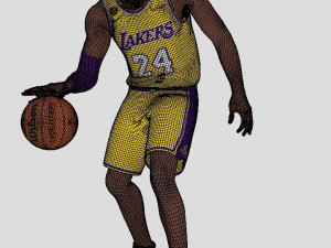 kobe bryant 3D 模型