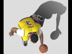 anthony davis basketball player Modelo 3D