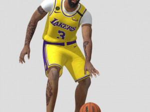 anthony davis basketball player Modelo 3D