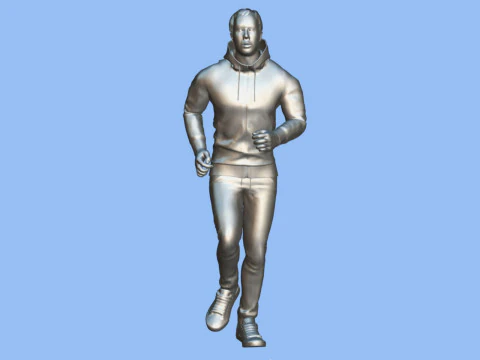 Sport man jogging 3D Model