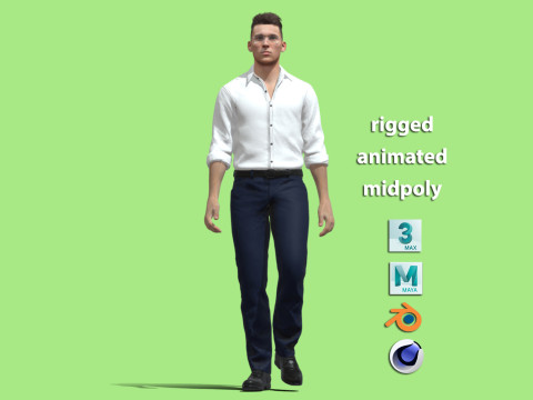 Business man 3D 모델