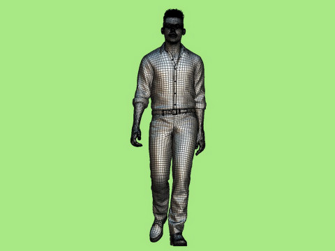 Business man Modello 3D