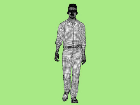 Business man Modello 3D