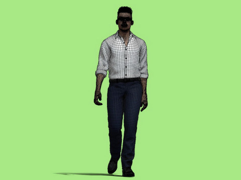 Business man Modello 3D