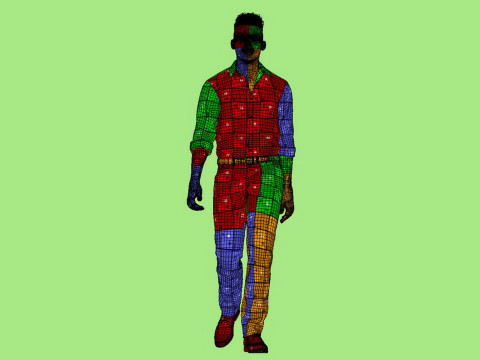 Business man Modello 3D