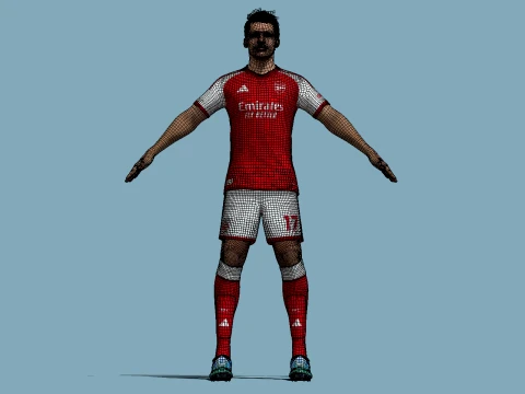 A-Pose Rigged Christos Tzolis 26-27 3D Model