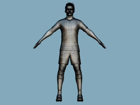 A-Pose Rigged Christos Tzolis 26-27 3D Model