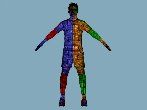 A-Pose Rigged Christos Tzolis 26-27 3D Model