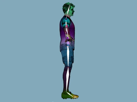 A-Pose Rigged Christos Tzolis 26-27 3D Model