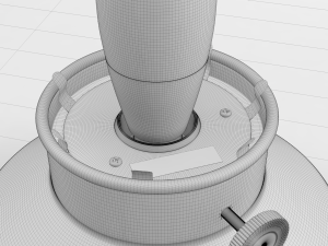 modern night lamp 3D 모델