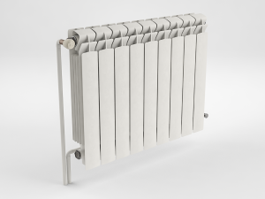 white radiator 3D Model