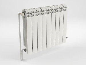 witte radiateur 3D Model