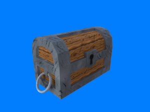 pirate chest 3D 모델