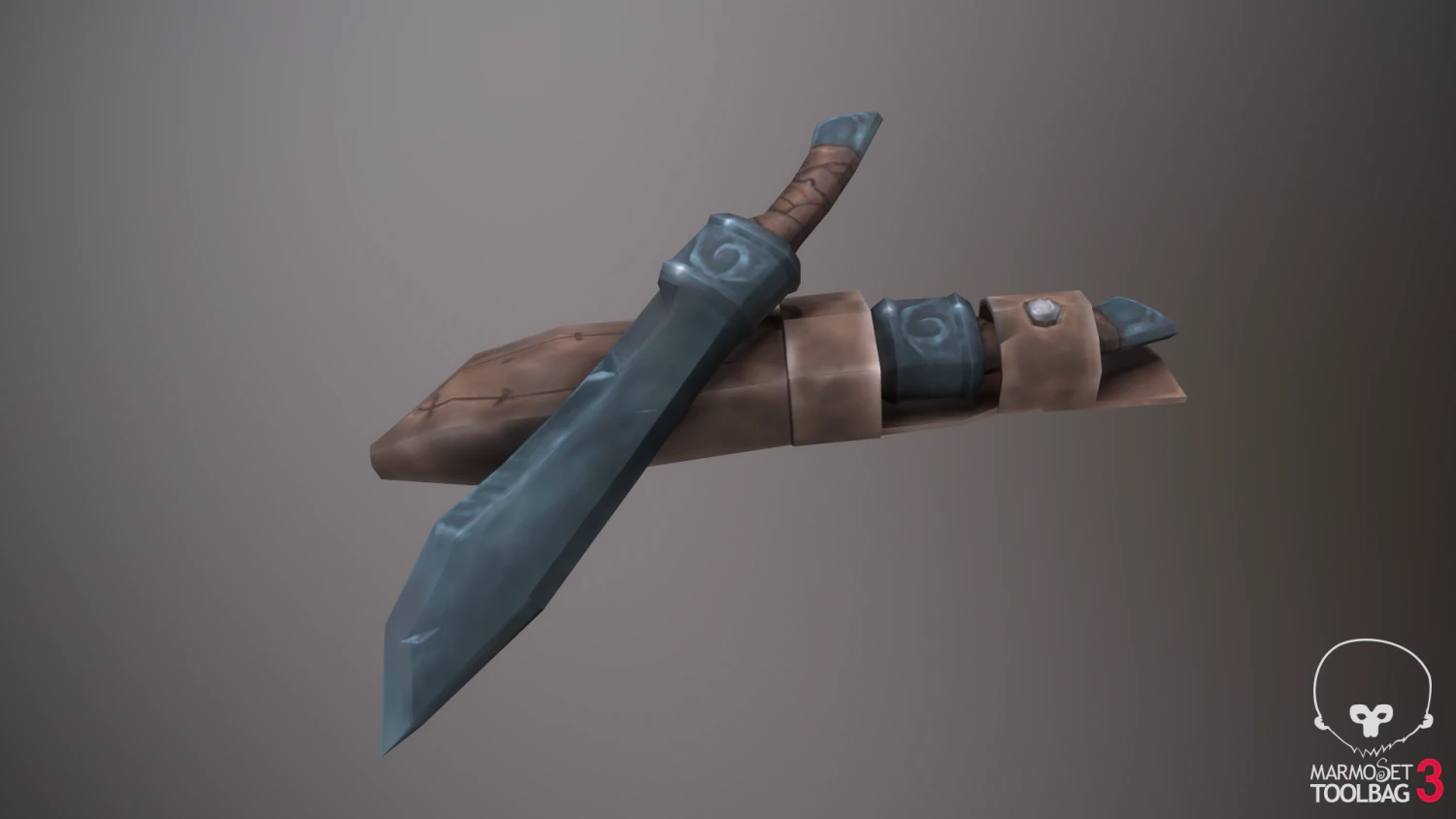 dagger 3D Model .c4d .max .obj .3ds .fbx .stl .blend