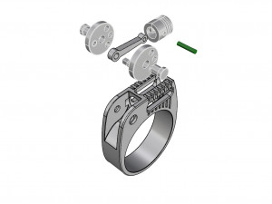 man ring engine 3d spiner 3Dプリントモデル