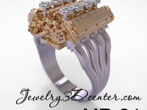 링 엔진 24 3D 프린트 모델