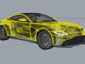 aston martin vantage 3Dモデル