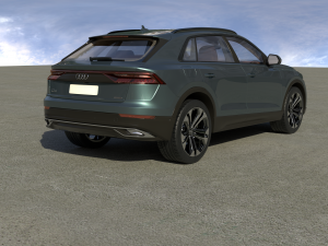 audi q8 3Dモデル