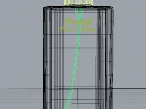 시원한 물을 마시다 3D 모델