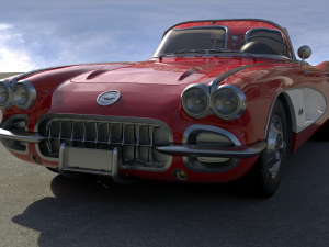 chevrolette corvette 1960 3Dモデル