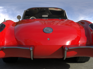 chevrolette corvette 1960 3Dモデル