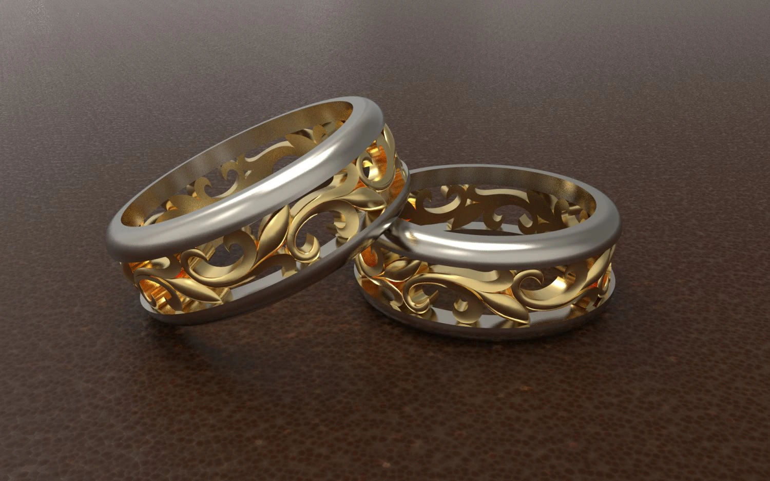 engagement rings 3D Print Model .c4d .max .obj .3ds .fbx .stl .blend 
