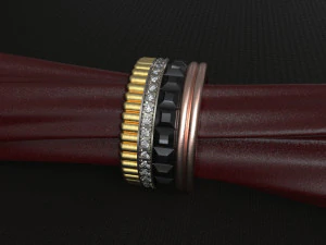 bucheron ring with diamonds 3D Print Model