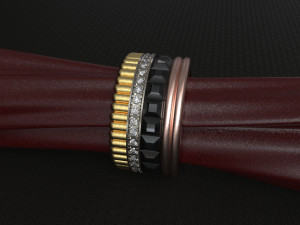 bucheron ring with diamonds Modèles 3D en vedette