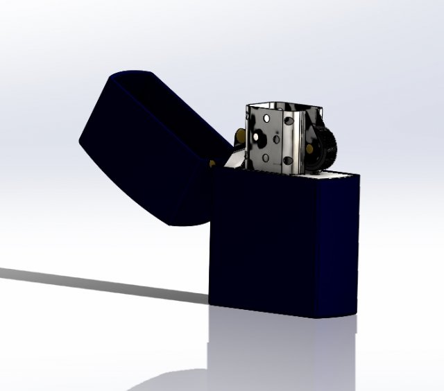 metal lighter Modelo 3D .c4d .max .obj .3ds .fbx .stl .blend 