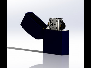 metal lighter Modèle 3D