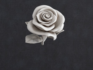 Rose pendant 3D printmodel