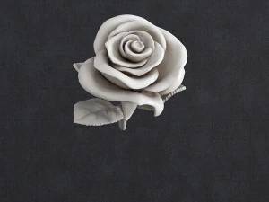 Rose pendant 3D Print Model