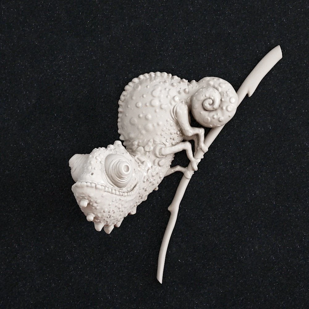 Camale&oacute;n Modelo de impresión 3D .c4d .max .obj .3ds .fbx .stl .blend 