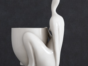 Vase Girl Modelo de Impressão 3D