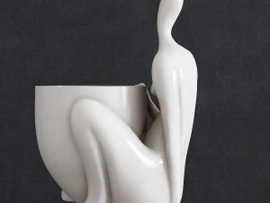 Vase Girl 3D Print Model