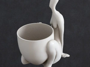 Vase Girl 3D Print Model