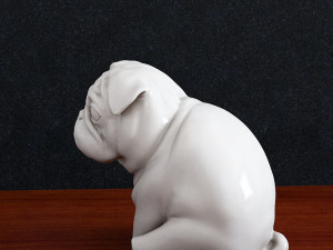 Pug dog 1 3Dプリントモデル