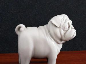Pug dog 2 3D Print Model