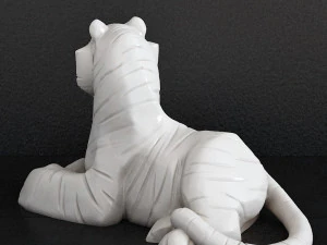 Tiger sculpture 3D Print Model