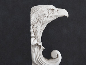 Eagle hook baroque 3D Print Model