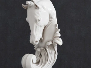 Horse head hook baroque 3D Print Model