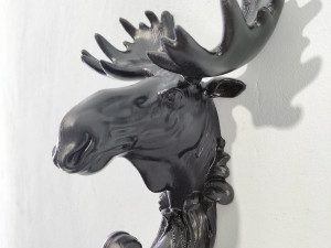 Moose Elk head hook baroque 3Dプリントモデル