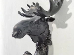 Moose Elk head hook baroque 3D Print Model