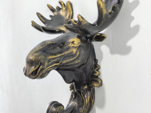 Moose Elk head hook baroque 3Dプリントモデル