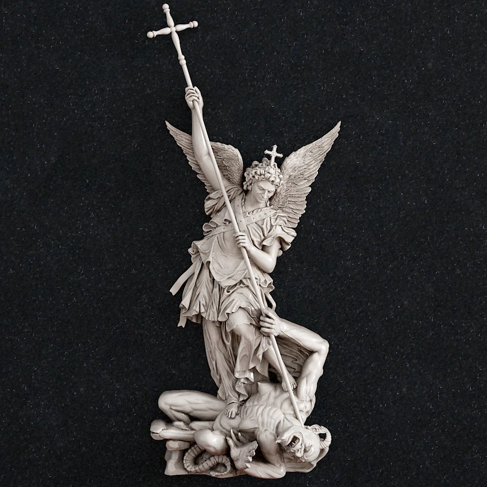 ARCHANGEL MICHAEL 3D Print Model .c4d .max .obj .3ds .fbx .stl .blend 