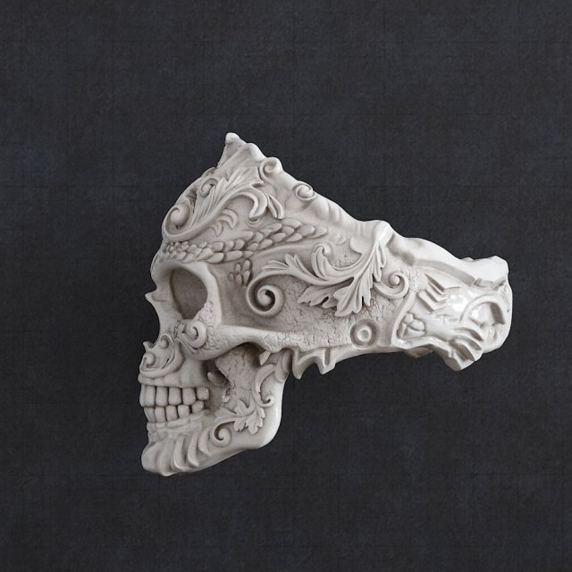Ring skull Modèles 3D en vedette .c4d .max .obj .3ds .fbx .stl .blend 