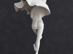 Girl Flower Modello di stampa 3D