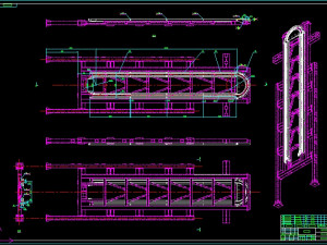 rotating parking lot complete drawing 3D Model