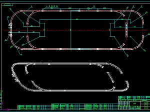 rotating parking lot complete drawing 3D Model