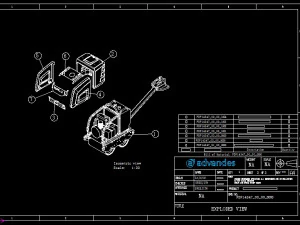 14347 Mini-Vibrations-Stra&szlig;enverdichtungsger&auml;t 3D Modell